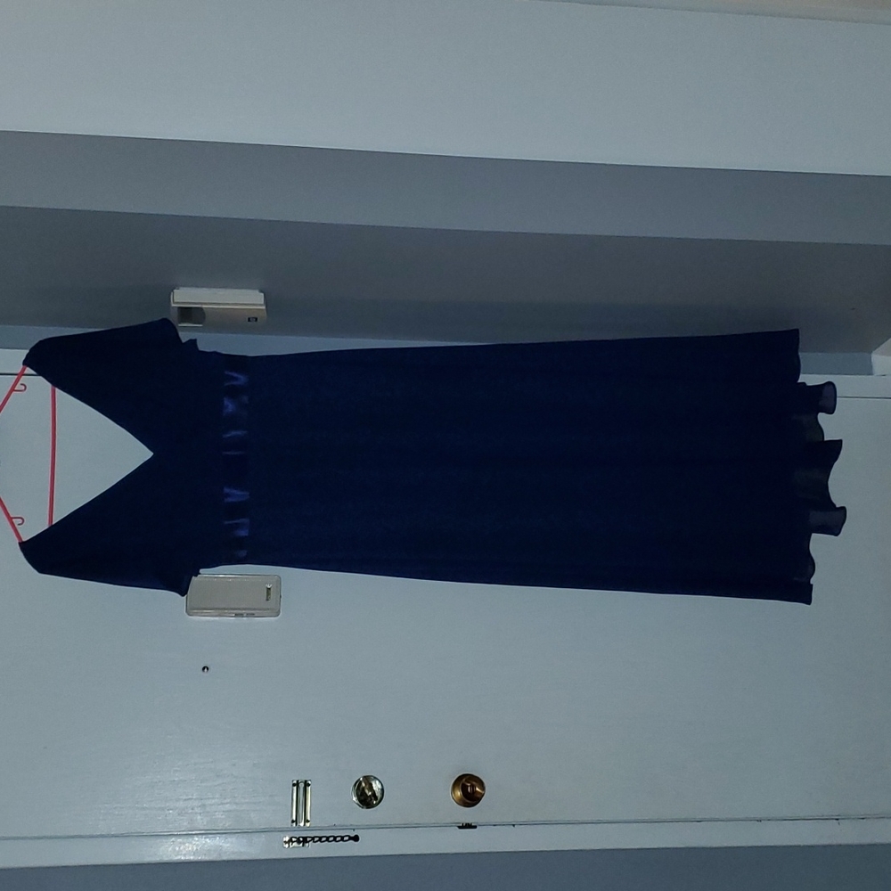 Long navy blue dress from zulily